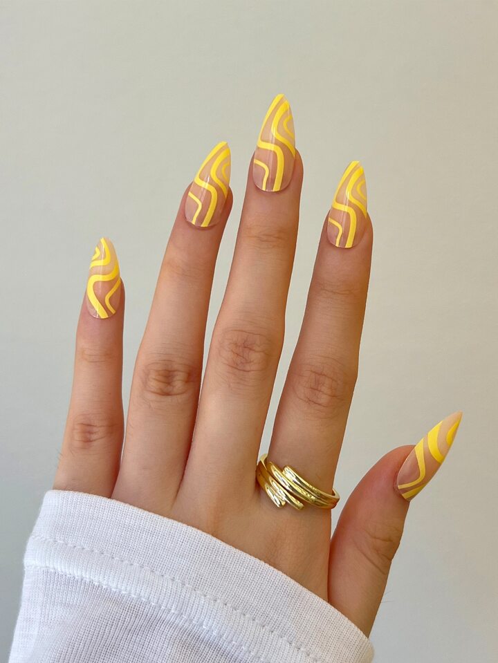 Uñas amarillas: La tendencia de este 2025 que nadie esperaba - El País Actual unas-amarillas